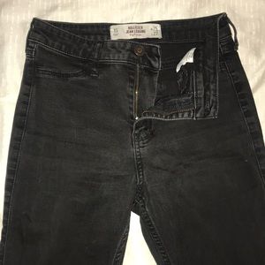 Black high waisted hollister skinny jeans/jegging